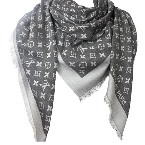 designer scarf louis vuitton|louis vuitton scarf women's black.